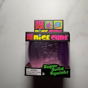 Nee Doh Nice Cube Super Solid Squish PURPLE